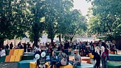 Majális a budapesti Városháza Parkban, 2023. május 1-én