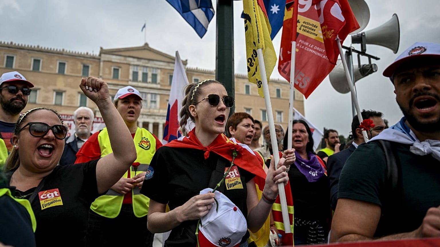 Demonstration in Athen