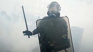 Clashes between protesters and police, vandalised banks and broken shop windows: the May Day protest turns violent in Paris, 1 May, 2023