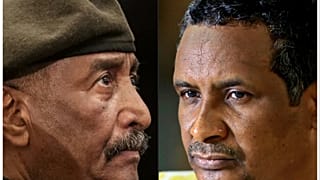 صورة تجمع جنرالي السودان عبد الفتاح البرهان ومحمد حمدان دقلو 