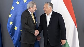 Johannes Hahn és Orbán Viktor