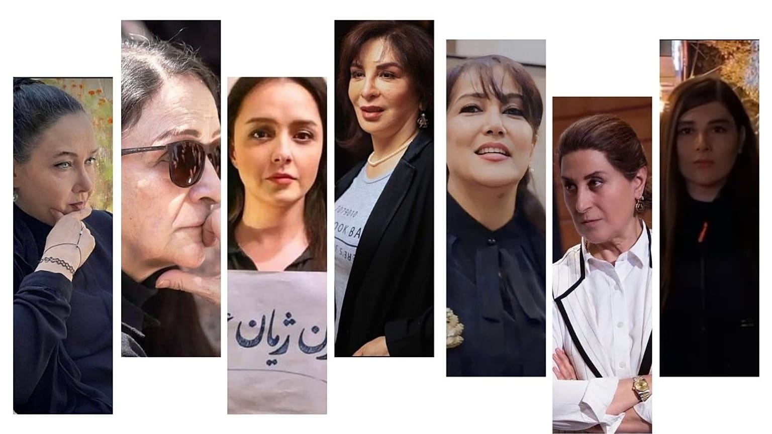 تصاویر برخی از بازیگران معترض به حجاب اجباری 