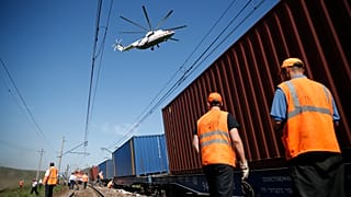 Εκτροχιασμός τρένου στη Ρωσία (φωτογραφία αρχείου)