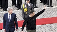 Volodymyr Zelensky et Sauli Niinisto, Helsinki, le 3 mai 2023