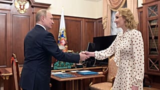 Vlagyimir Putyin és Maria Lvova-Belova