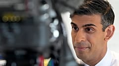 El primer ministro británico, Rishi Sunak, durante una entrevista, el miércoles 3 de mayo de 2023