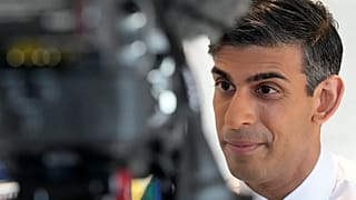 El primer ministro británico, Rishi Sunak, durante una entrevista, el miércoles 3 de mayo de 2023