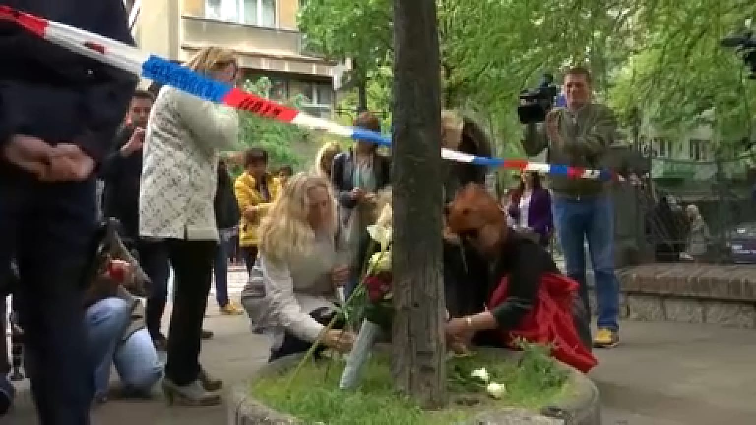 Pellegrinaggio sul luogo della strage. (Belgrado, 3.5.2023)