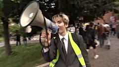 Proteste in Ungarn gegen die Missstände im Bildungssektor dauern seit Monaten an.