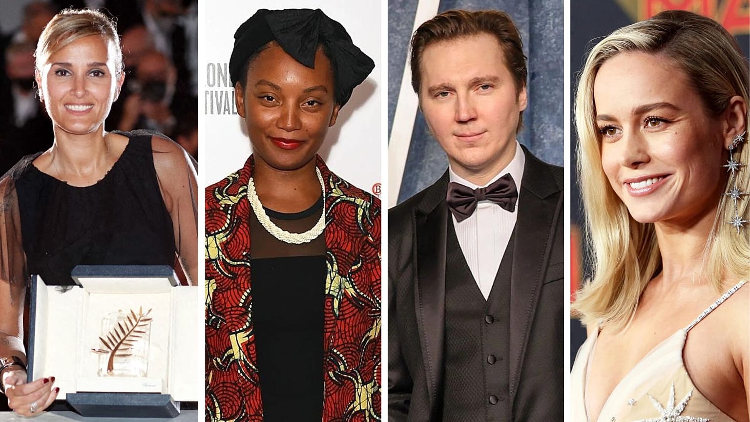 Joining Jury President Ruben Östlund this year in Cannes will be (from left to right) - Palme d'Or winner Julia Ducournau, Rungano Nyoni, Paul Dano and Brie Larson