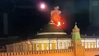 سرنگونی پهپاد بر فراز کرملین