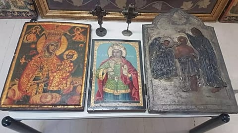 Religious objects recovered as part of Operation Pandora