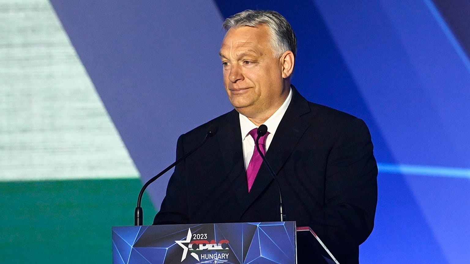 Viktor Orbán durante el foro de ultraderecha
