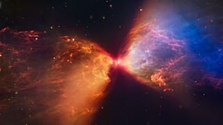 An image from space captured by the James Webb Telescope