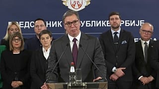 Aleksandar Vucic, Président serbe, le 5 mai 2023