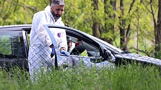 Машина подозреваемого во втором нападении