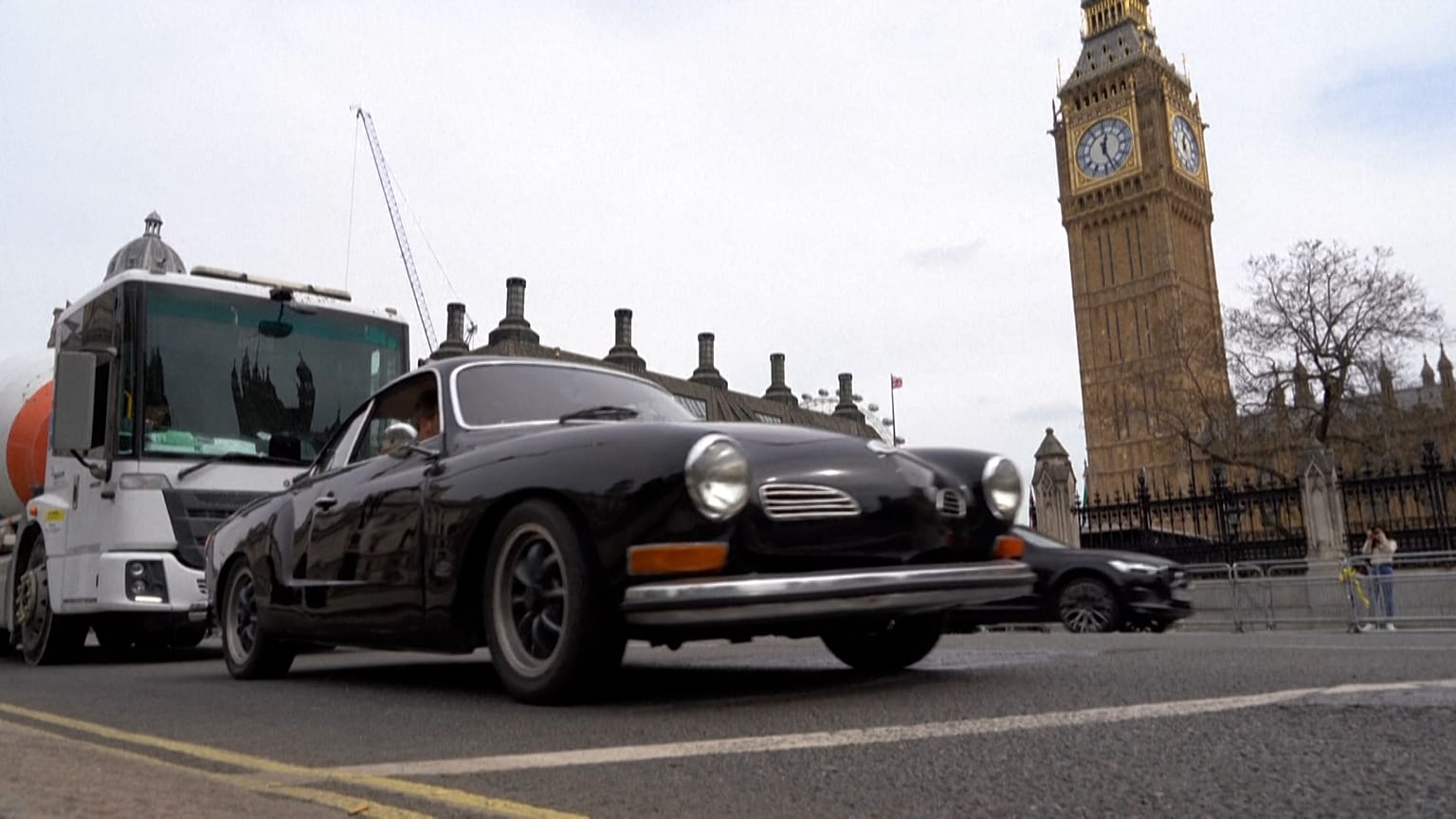 Karmann Ghia as an electric car