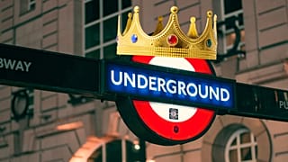 The London Underground's new logo for the coronation