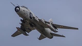 Polonya Hava Kuvvetlerine ait Su-22 savaş uçağı (arşiv)