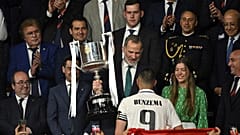 König Felipe mit Tochter Sofia bei der Pokalfeier in Madrid