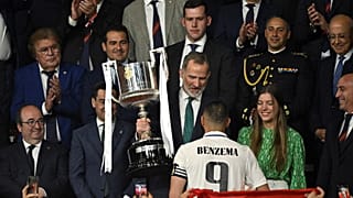 König Felipe mit Tochter Sofia bei der Pokalfeier in Madrid