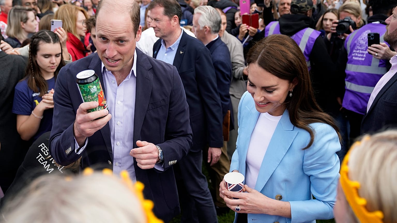 William und Kate feiern auf Schloss Windsor am 7. Mai 2023