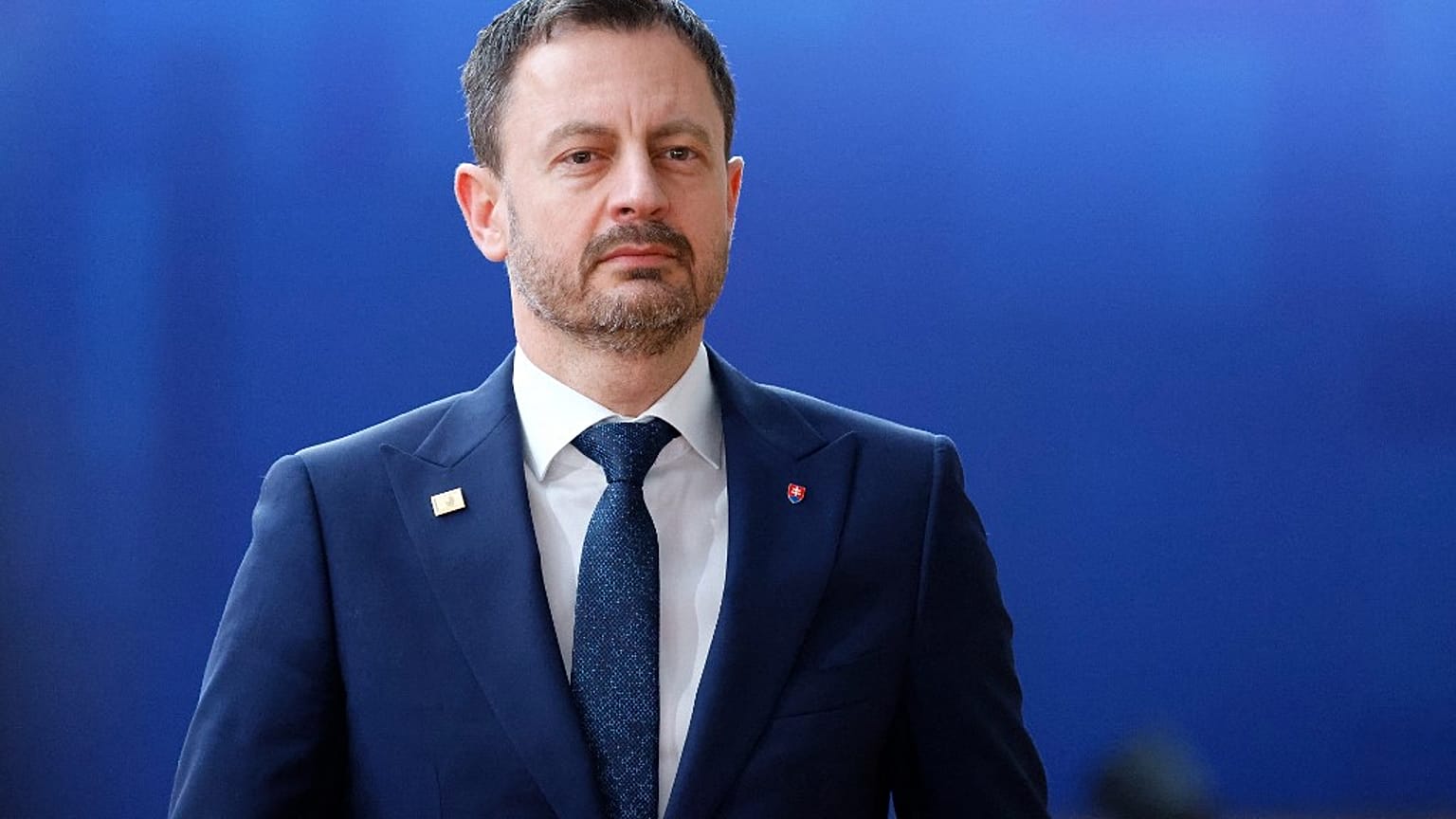 Eduard Heger, le 24 mars 2023 à Bruxelles (Belgique).