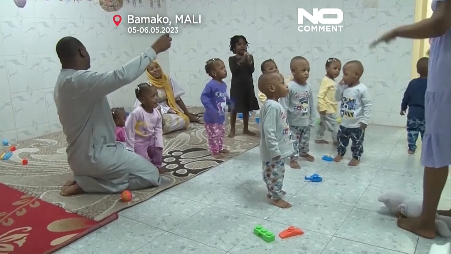 Record-breaking nonuplets celebrate second birthday in Mali