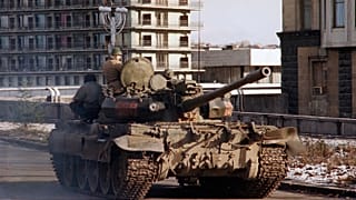 T-55-ös 1992-ben Grúziában