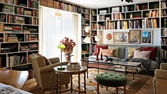 A light and airy corner of the Lervik's Stockholm home