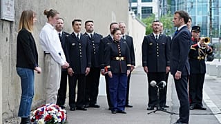Макрон в Лионе