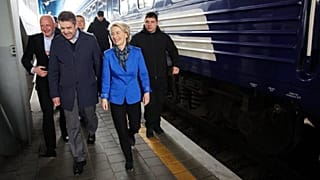 Am 9. Februar war der Präsident der Ukraine beim EU-Gipfel in Brüssel
