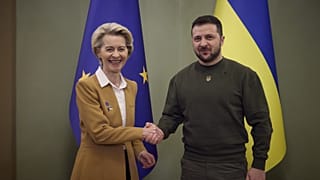 Februári felvétel, a Bizottság elnöke legutóbb akkor járt KIjevben