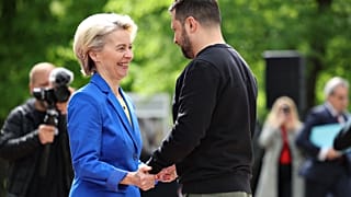 European Commission President Ursula von der Leyen travelled to Kyiv and met with Ukraine's President Volodymyr Zelenskyy.