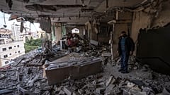 آثار القصف الإسرائيلي على غزة