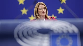 La présidente du Parlement européen Roberta Metsola