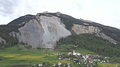 Herabstürzende Felsmassen bedrohen Brienz.