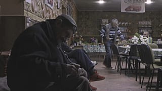 Many residents spend their days in taking shelter in basements they await a Ukrainian offensive