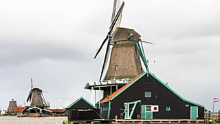 Verfmolen De Kat is the world's last remaining mill using wind power to crush rocks into fine dust and make paint pigment.