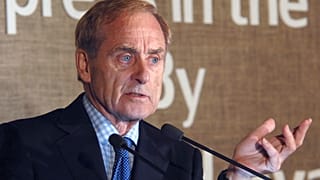 Sir Harold Evans speaks in 2007