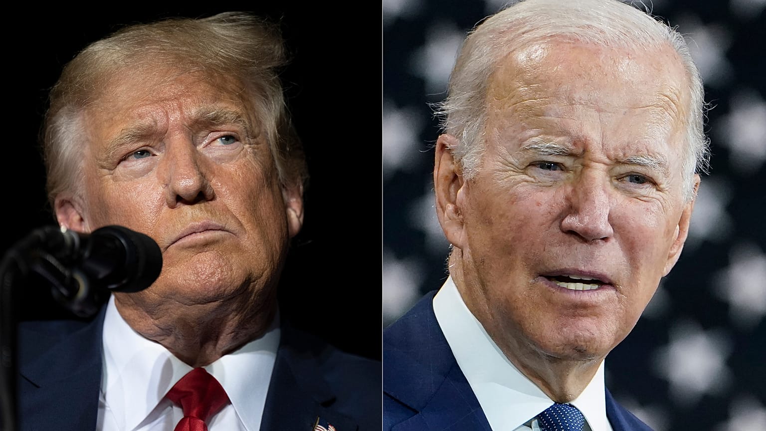Donald Trump and Joe Biden