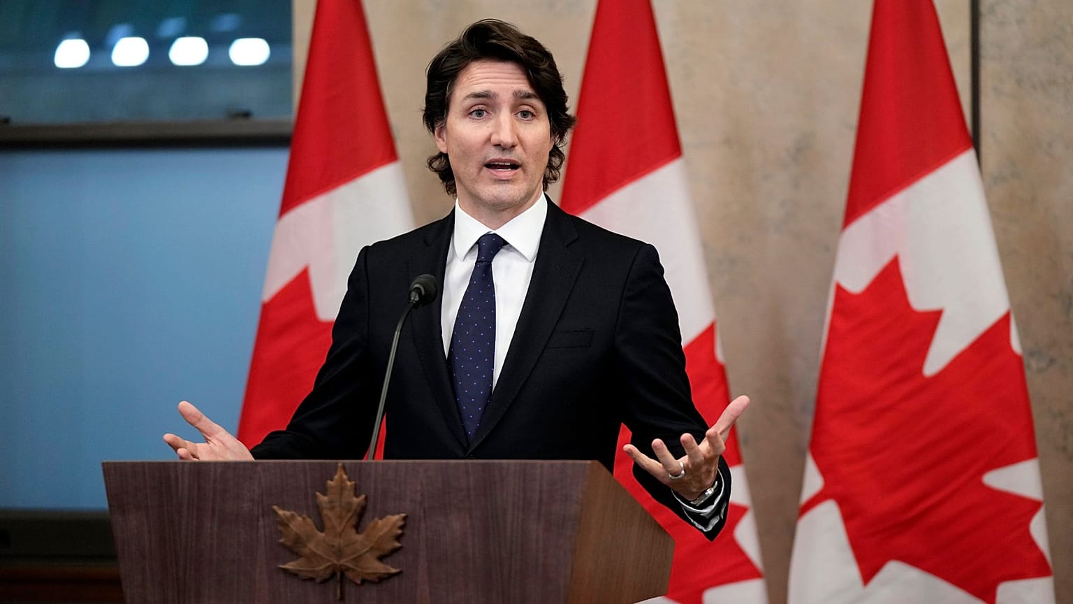 Canada's new passport design features a maple leaf on the cover.