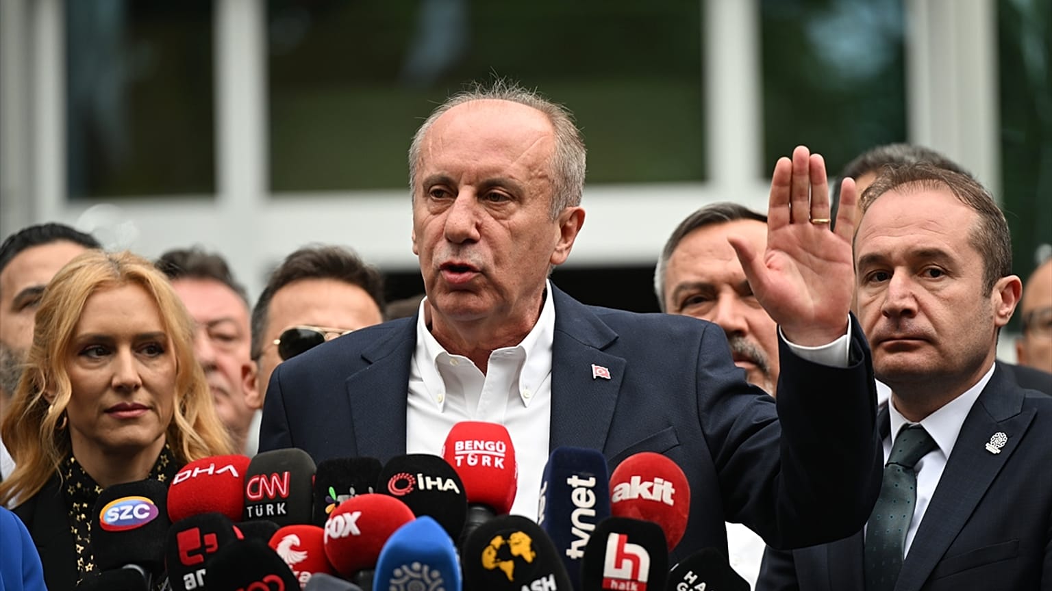 Memeleket Partisi Genel Başkanı Muharrem İnce