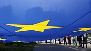 EU-párti demonstráció Franciaországban (illusztráció)