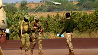 مرتزقة روس في شمال مالي (صورة ملتقطة من الجيش الفرنسي).