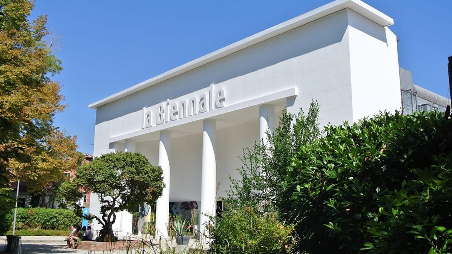 Part of the Venice Biennale pictured in 2021