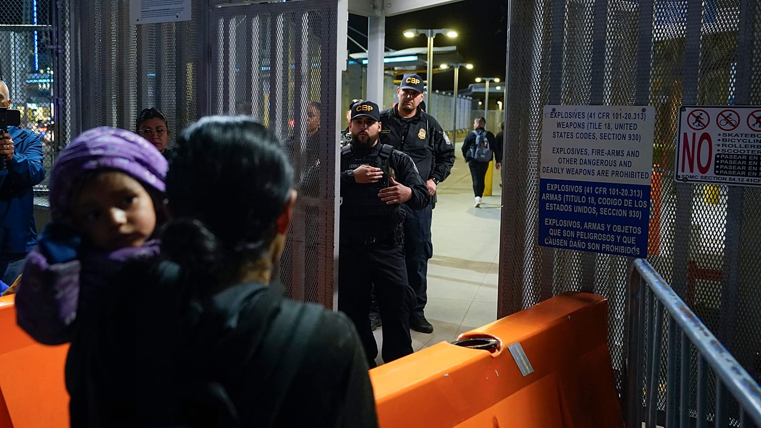 Migranten an der US-Grenze