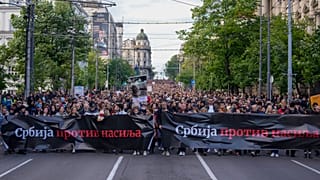 Демонстрация в Белграде