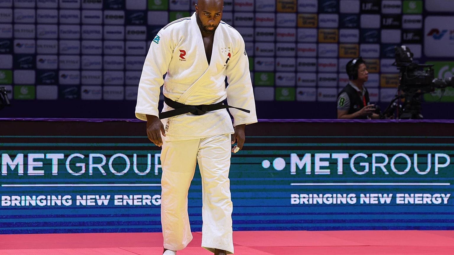 Teddy Riner este sábado durante el mundial de Judo. 