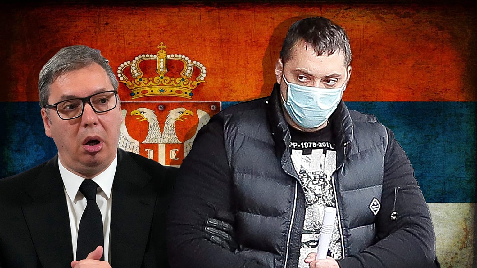 Aleksandar Vučić és Veljko Belivuk, a Bajkeverő